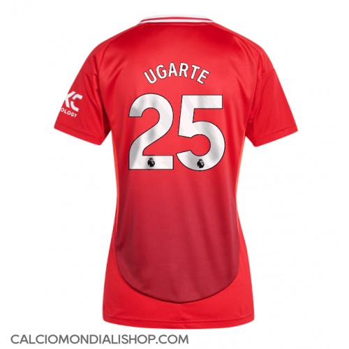 Maglie da calcio Manchester United Manuel Ugarte #25 Prima Maglia Femminile 2024-25 Manica Corta